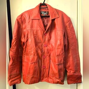 Red "Fight Club" Leather Jacket